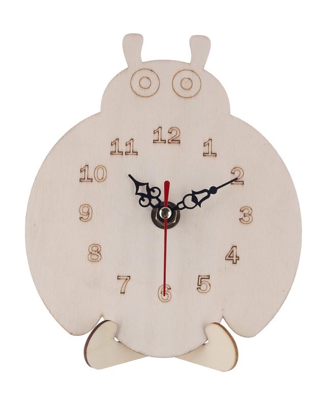3A Ck-18 Wood Hour Educational Toy Owl Shape With Holder For Kids - 3-5 Years Beige - New-3A-3186-Beige7