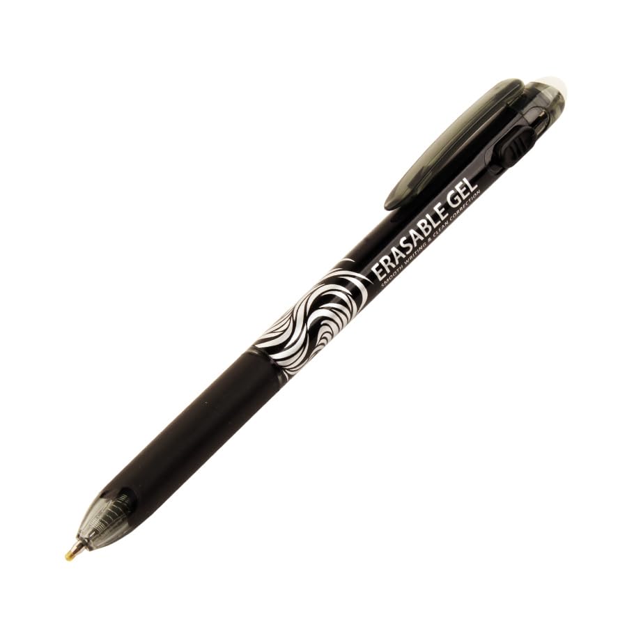 keyroad erasable gel pen black 0.7 mm with eraser model KR972583