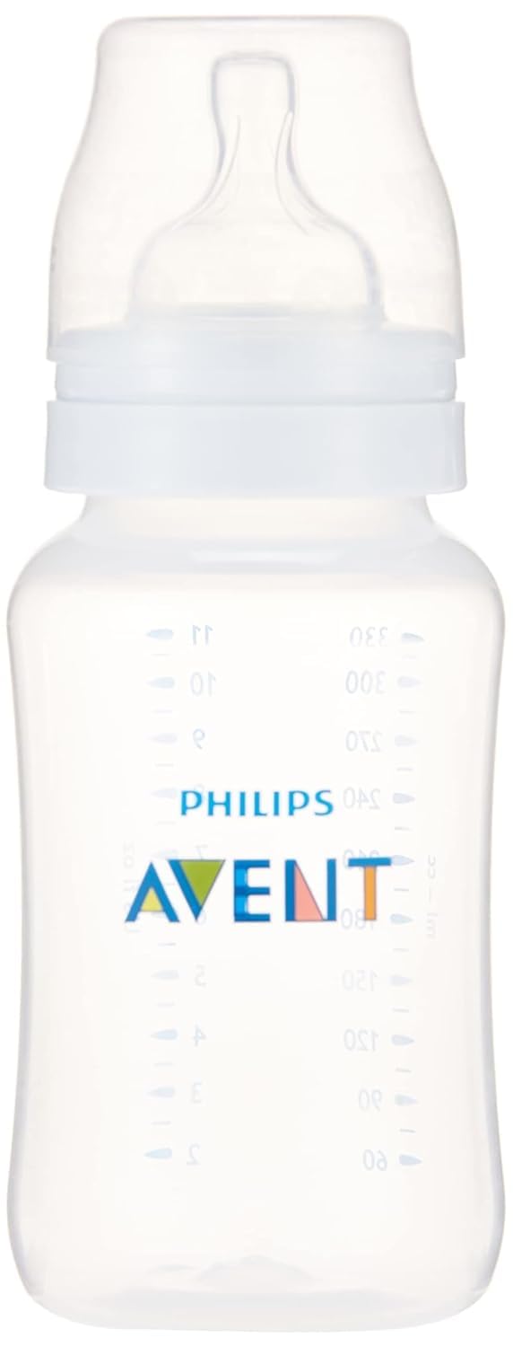 AVENT Philips Anti-colic (Reduces Discomfort) Baby Bottle 330ml White Color +3Months SCF816/61
