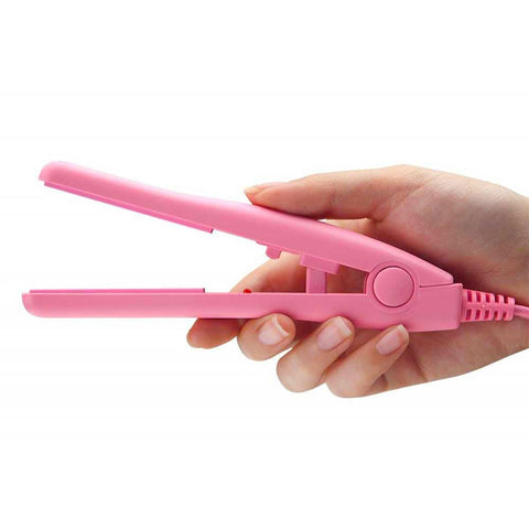 Professor of Brands Professional Ceramic Mini Hair Straightener - Baby Liss Mini for Straight or Curly Hair - Multi Color