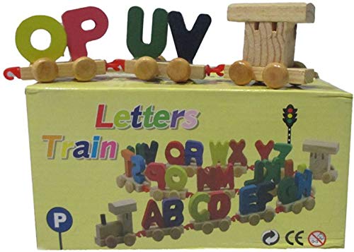Letters Train Toy- Multicolor22213_ with two years guarantee of satisfaction and quality