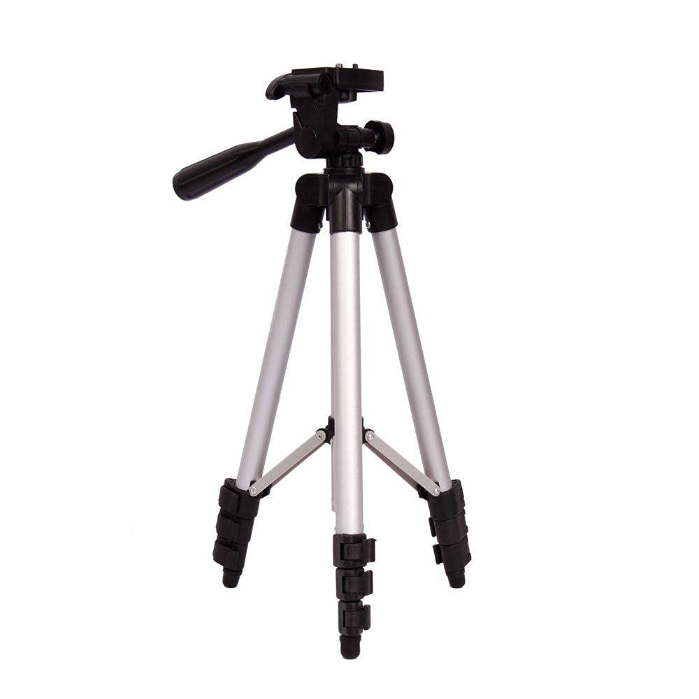 Nyganmelloz WT-3110A Portable Photography Tripod Stand Aluminum Alloy Max. Load 1.5kg 1/4 Inch Screw with Carry Bag for DSLR Digital Cameras DV Recorder