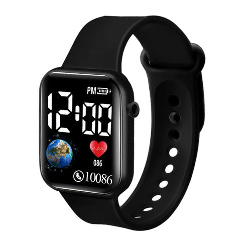 KIDSZONE Digital Watch for KIDS Cool Smart Watch for Kids – Perfect Everyday Companion Wristwatch (Black)