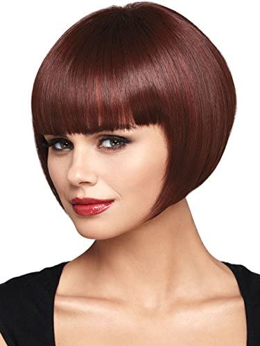 ECIF Wigs For Woman Short Wig Bobo Head Fashion Hairstyle