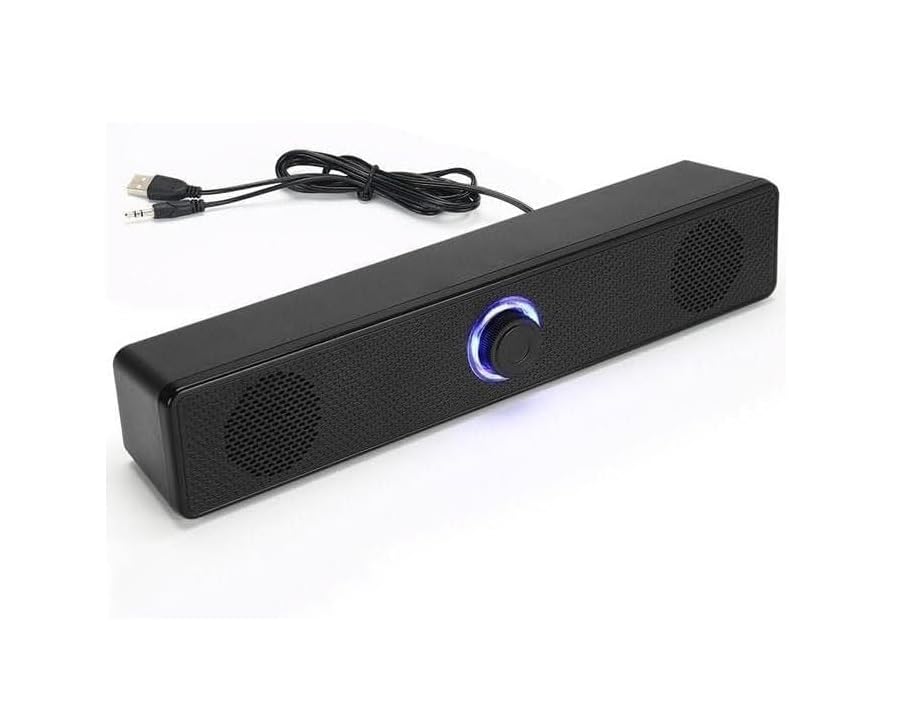 Computer Speaker, Wired USB and Bluetooth function, Powerful Sound, Multimedia Speaker, Soundbar Style, (K2065BT)