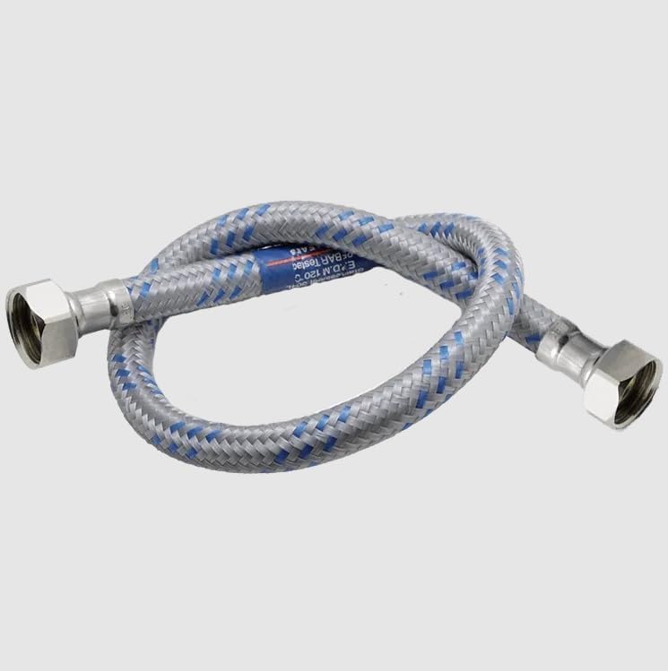 Flexible Hose for Connecting Water Heater – Stainless Steel – Suitable for Bathroom and Kitchen (Li 70cm)