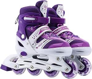 TRUE FIT®-Skating shoes double calf single row (35-38) - Purple