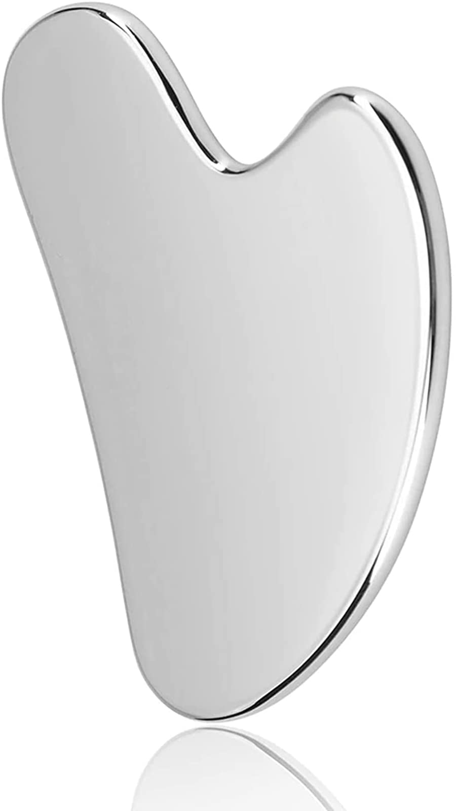 Gua Sha Facial Tool, Stainless Steel Guasha Scraping Massage Tool, Lymphatic Drainage Massage Scraper for Face, Eyes, Neck, Body