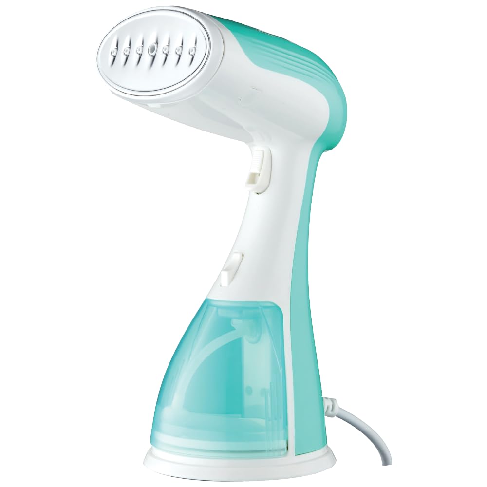 DENX DX1767 Handheld Steam Iron 1500W – Portable Garment Steamer with 300ml Detachable Tank, Fast 20s Heat-Up, Continuous Steam Lock, Anti-Drip & Auto Shut-Off, Safe for All Fabrics, green
