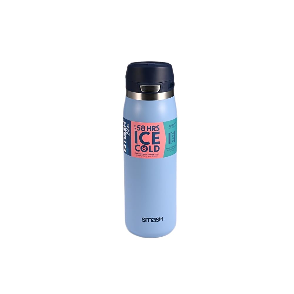 Smash STAINLESS STEEL PURE ACTIVE CHUGGER 750ML Blue