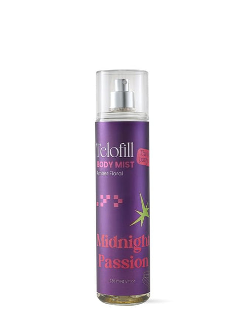 Telofill Midnight Passion Body Mist, Amber Floral Fragrance, 236 ML