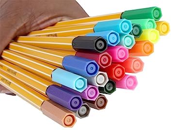 Sky Glory 854 Peter Fine Pen 0.4mm 10 Color Set - Sky Glory