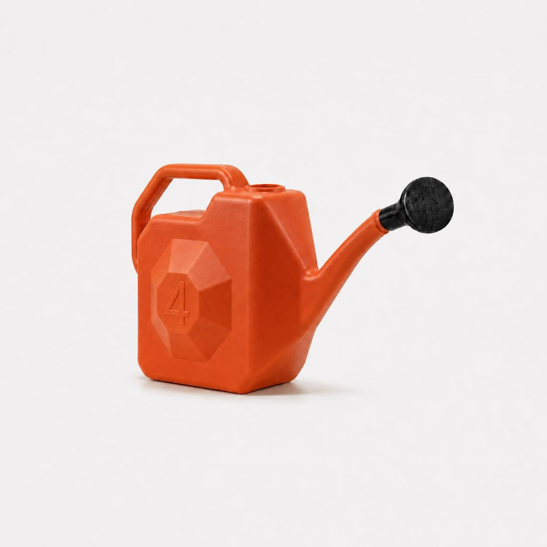 Watering Pot 4L Long Nozzle for Precision Watering – Plant Watering Can for Garden, Balcony, Home Farming – Handy Watering Gallon for Flowers, Herbs, Seedlings, Indoor & Outdoor Plants (Orange)
