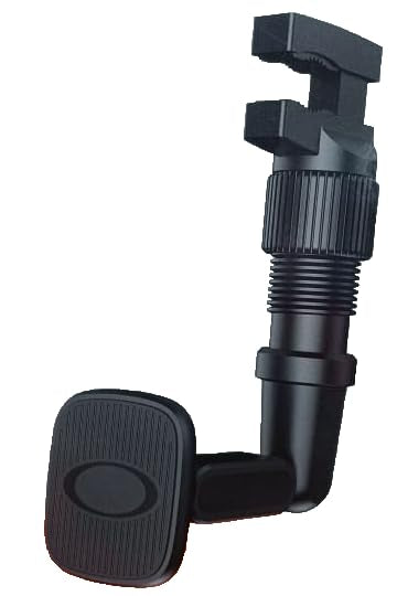 Magnetic Phone Holder for Car, Rear View Mirror Phone Holder, 360° Rotating Car Phone Mount, Compatible with iPhone 16/15/14/13/12 Series and All Phones