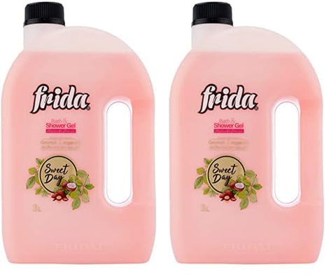 Frida Sweet Day Bath and Shower Gel - 3 Liters (Pack of 2)