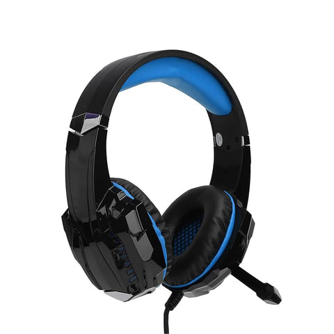 (1Pcs) Gaming Headset with Mic for PC Black & Blue | Gaming Headset Mic Black & Blue designed provide | Durable construction | Easy installation | Reliable performance | For repair
