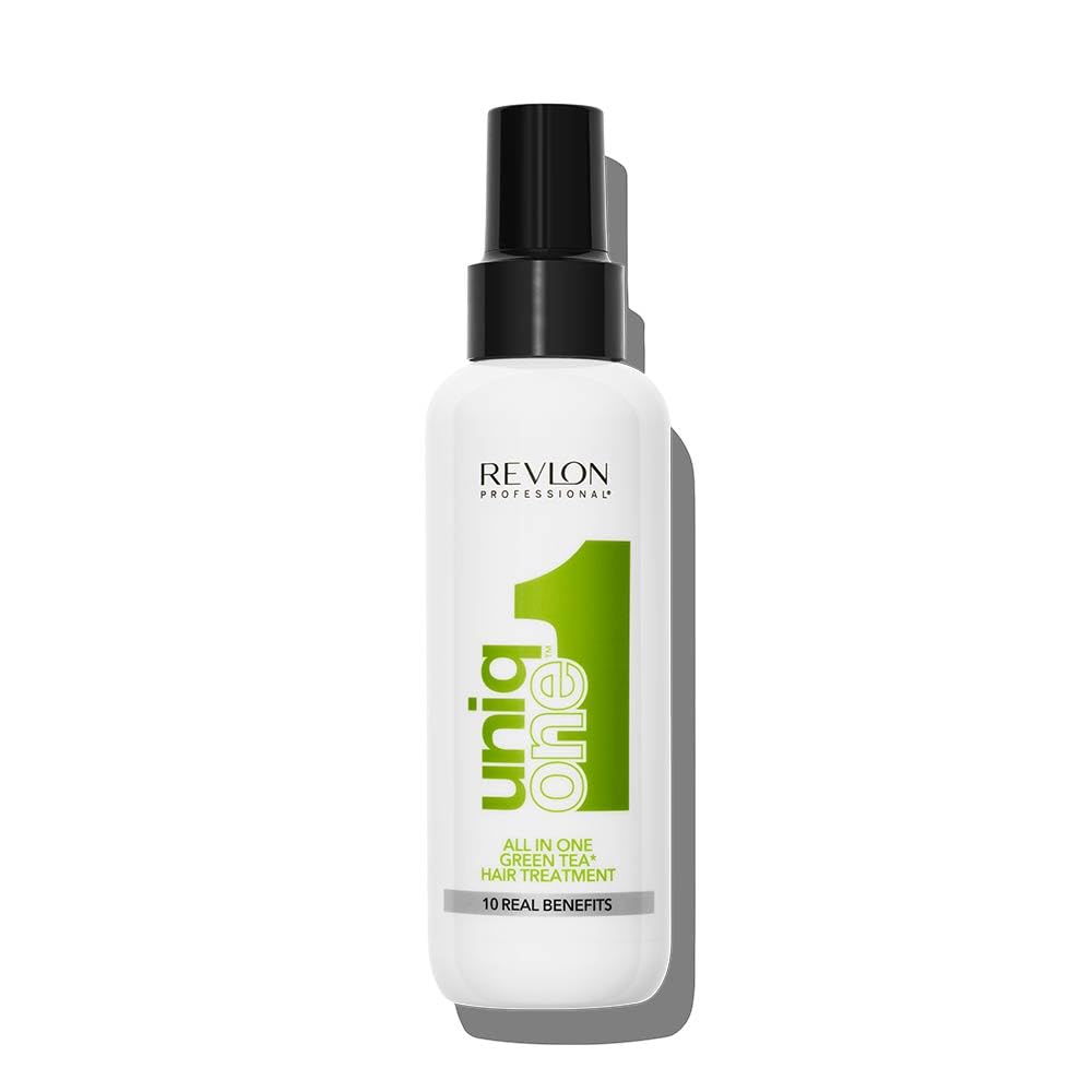 Revlon Uniq One All In One Leave-In Hair Treatment, Green Tea Scent, 150ml