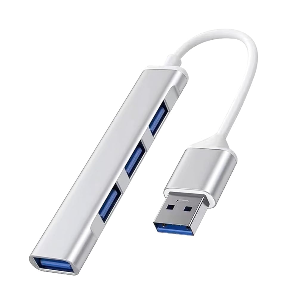 Maypug 4 in 1 USB C Hub Adapter, 1 x USB C 3.0, 3 x USB C 2.0, 5Gbps (15cm)