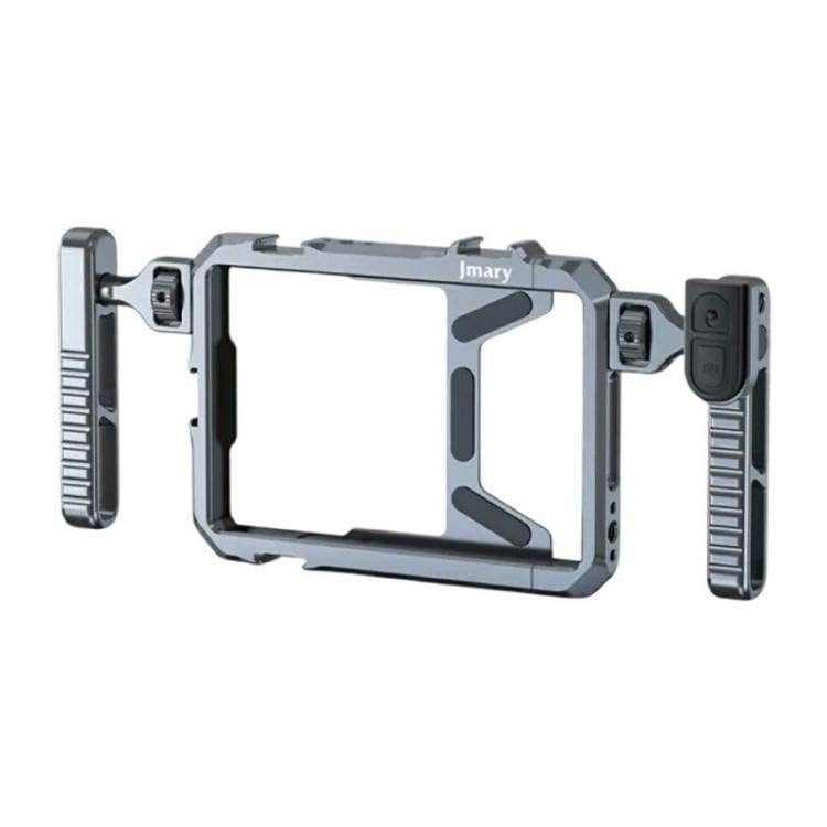 VVOLT MS-98 Professional Metal Video Shooting Stand, Mobile Phone Video Rig Kit with Ergonomic Dual Handle and Durable Expandable Aluminum Frame, Perfect for Content Making, YouTube, Mobile Cinema,