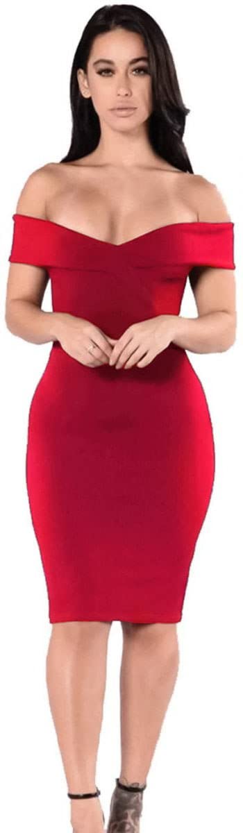 Women's Scuba Short Dress Light Red