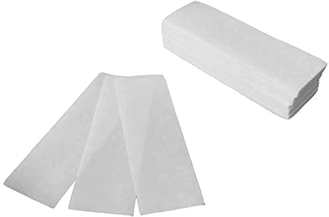 100 Hair Removal Depilatory Wax Strip Nonwoven Epilator Paper Waxing