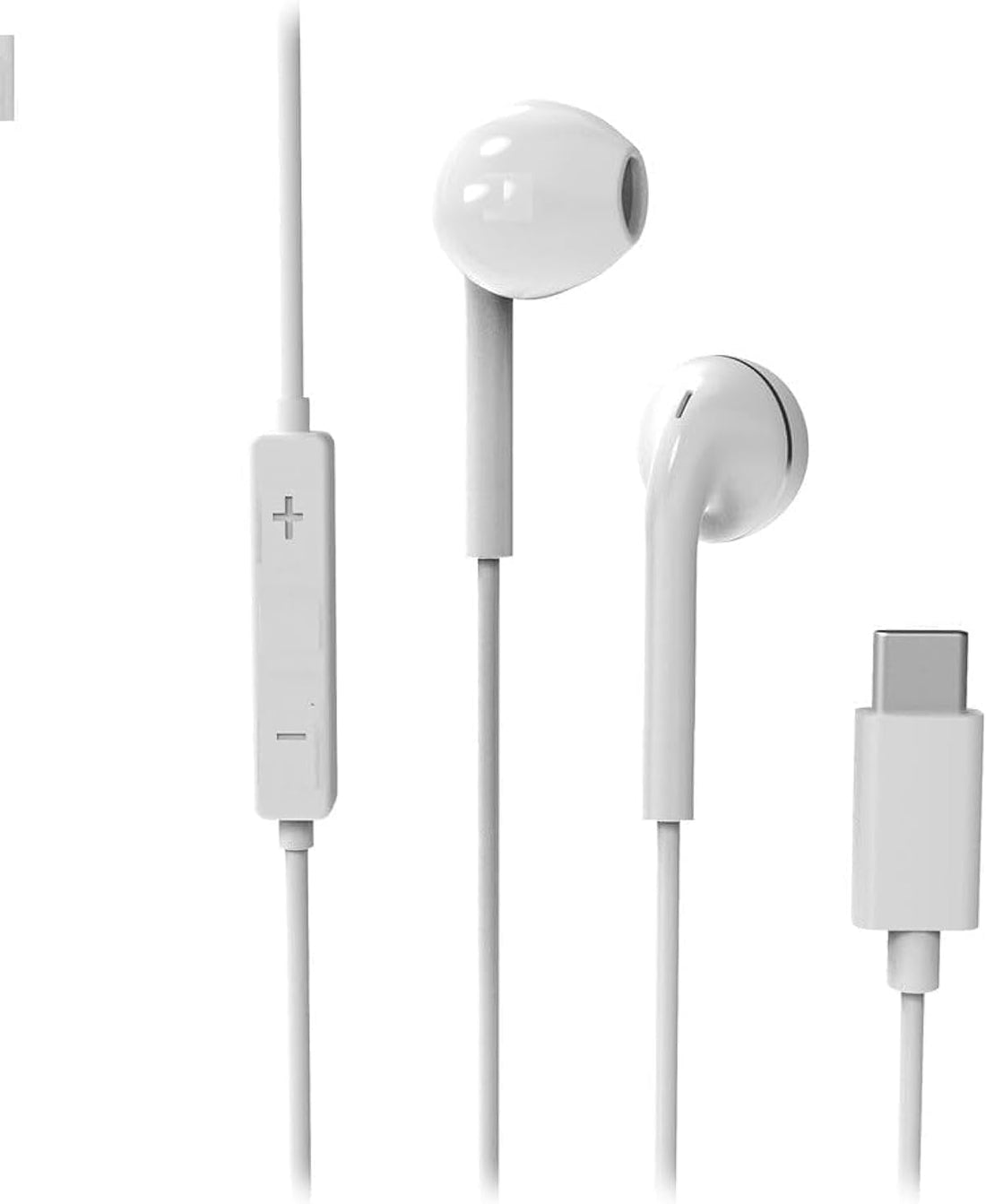Honor AM33R Earphones Classic USB-C Headset Stereo Audio Wired Headphone with Mic Microphone Volume Control Wind Compatible with Samsung and IPhone 15 and All Mobile Phones Devices
