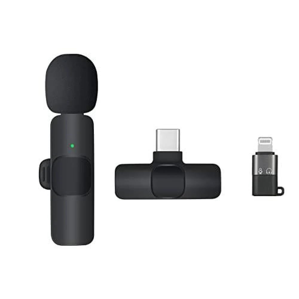 K8 Wireless Microphone - Pure Sound Quality - High Sensitivity - Compatible with Devices - Dual Use Support - Upgraded Design