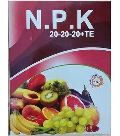 NPK 20-20-20+TE Agricultural Fertiliser, Balanced Plant Nutrients, 500g