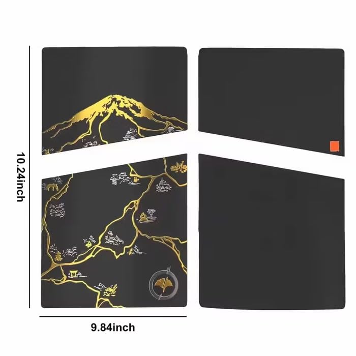 PS5 Case Cover | Modest Side Panels Compatible with Ghost of Tsushima Black