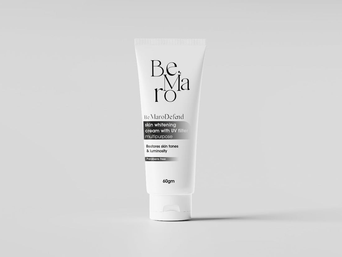 Be Maro Whitening Cream with UV Filter Skin Brightening & Sun Protection, Daily Moisturizing Face Cream