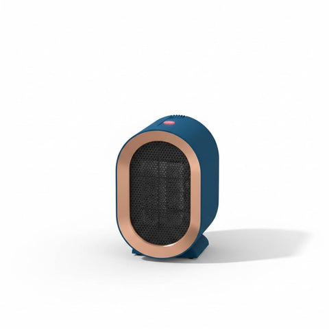 Egypt Hub | Happy Home 1200W Ceramic Blower Heater | Silent Electric Heater | Tilt Protection | 2 Heating Modes | Blue
