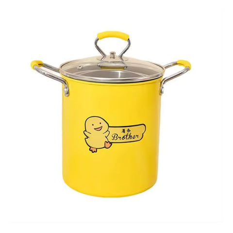 Deep Frying Pan Pots with Stainless Steel Basket and Glass Lid 3Liters Japanese design