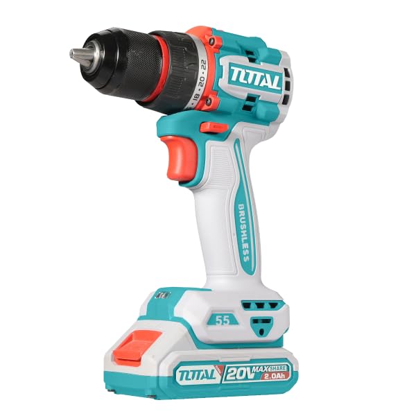 Total Drill 55N 1 battery, charger and accessories TDLI205582