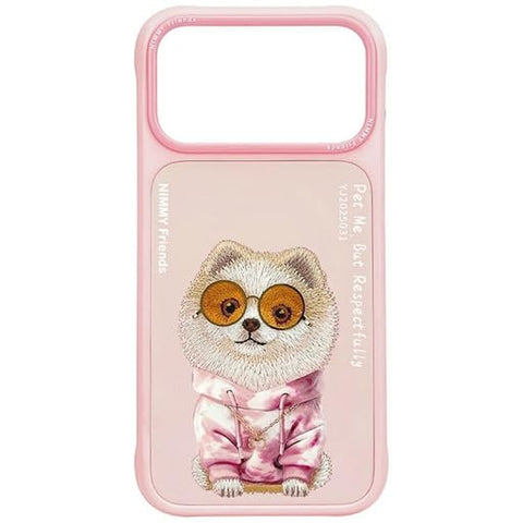Nimmy Premium Friends Case 3D for iPhone 17 Pro Max Shockproof Full Protection (Pretty Dog)