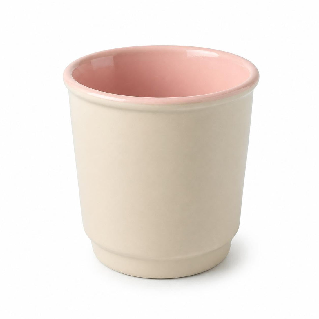 Stylish Ceramic Espresso Cups 120ml – Unique Interior Colors Small Coffee Cup | Coffee Cups Set Look (Shape 3)