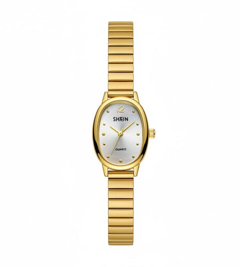 Women's Gold Watch with Metal Strap – Classic & Elegant Design for Women – Luxury Quartz Watch with Multiple Shapes (Oval, Square, Round Rectangle) – Casual & Trendy Wrist Watch