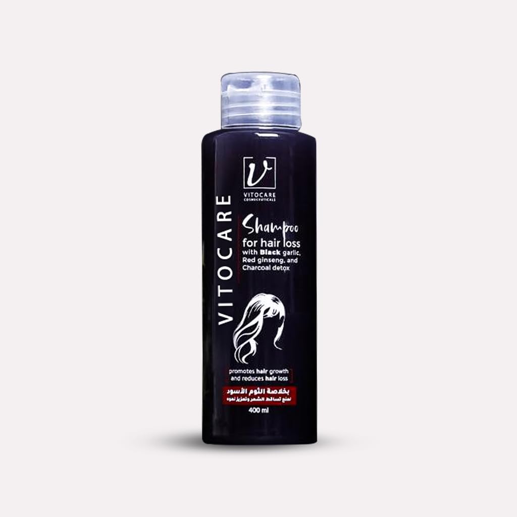 Sulfate-Free Shampoo with Black Garlic and Activated Charcoal