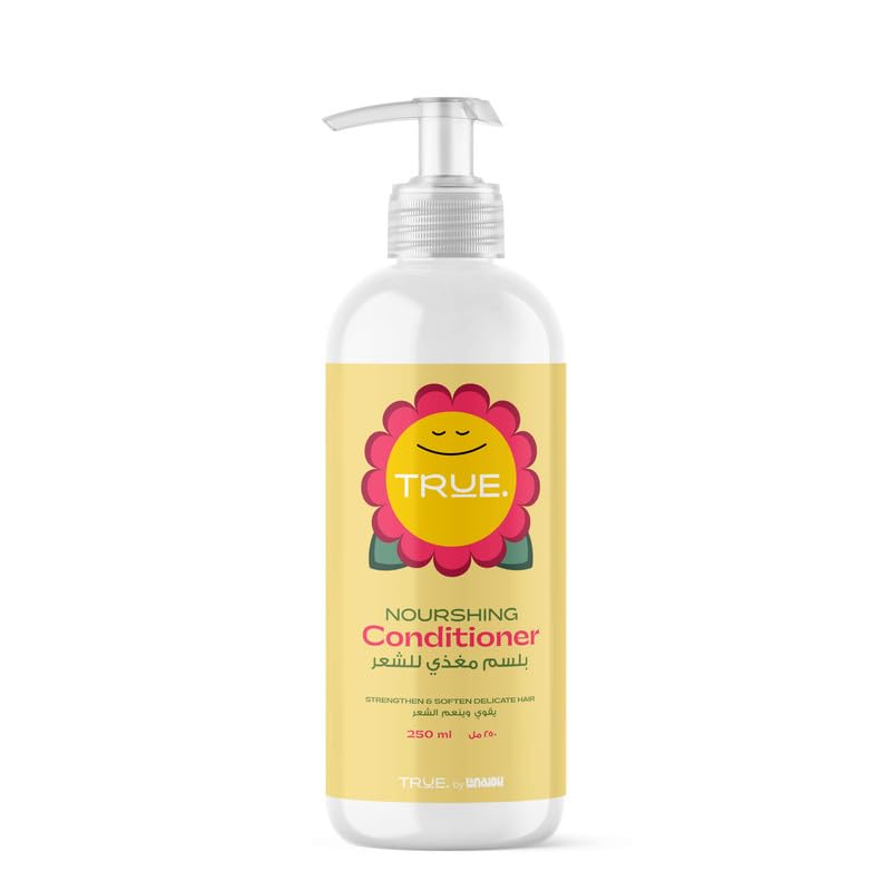 True by Lanalou | Baby & Kids Gentle Nourishing Conditioner | Tear-free/Dermatologically Tested/Non-Toxic | Bath Essentials | 250ml