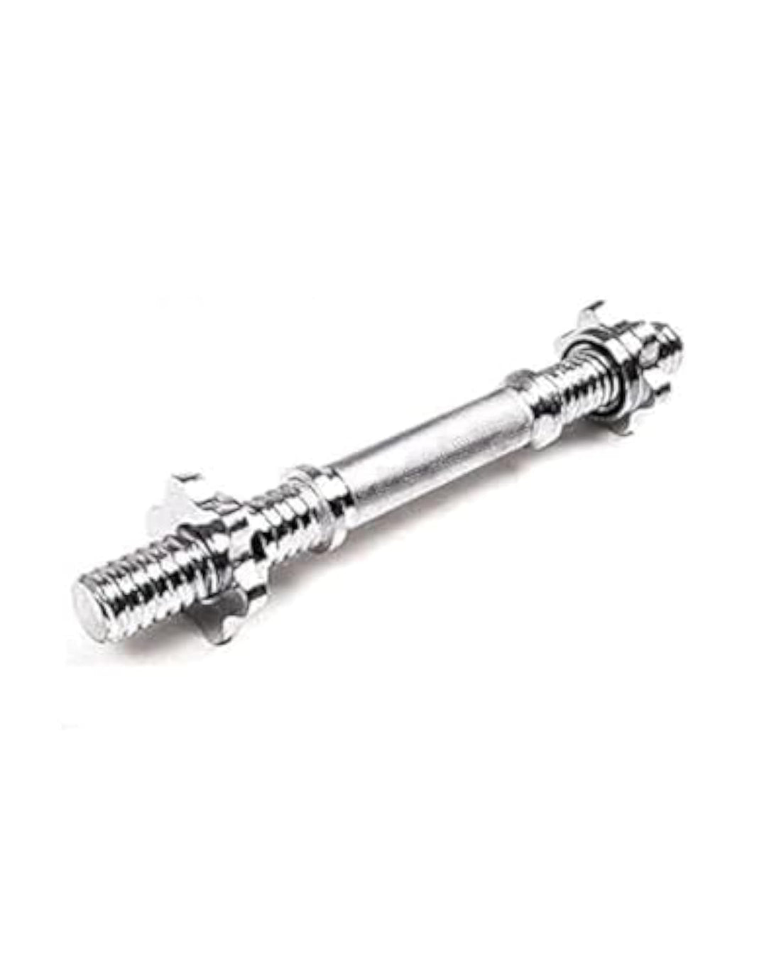 Dumbbell Bar - 35 cm, Silver Iron, Adjustable with Locks