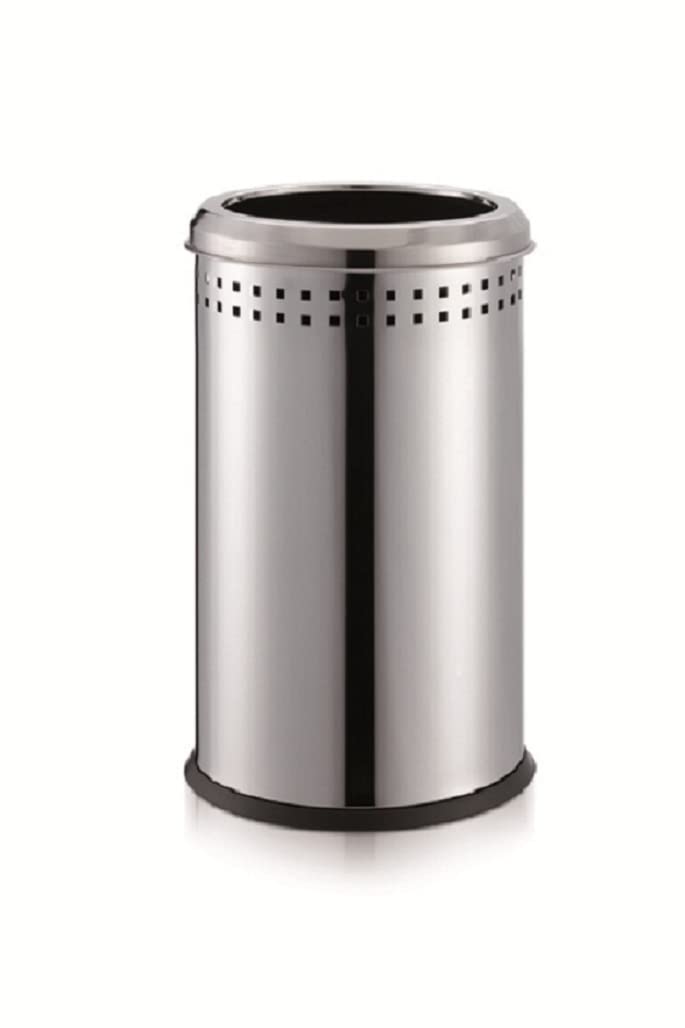 Open Basket, Stainless Steel, 8 Liters - With Top Ring