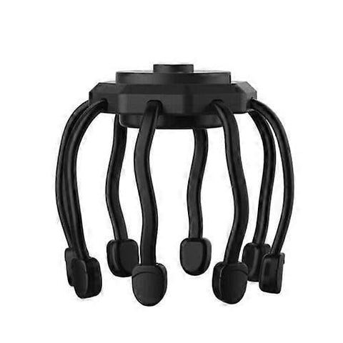 Head Scalp Massager, electric, head massager machine, hair massager electric, 3 vibration Modes, 8 Claw design, painless & Flexible Head Massage Tool, LM-080 (Black)