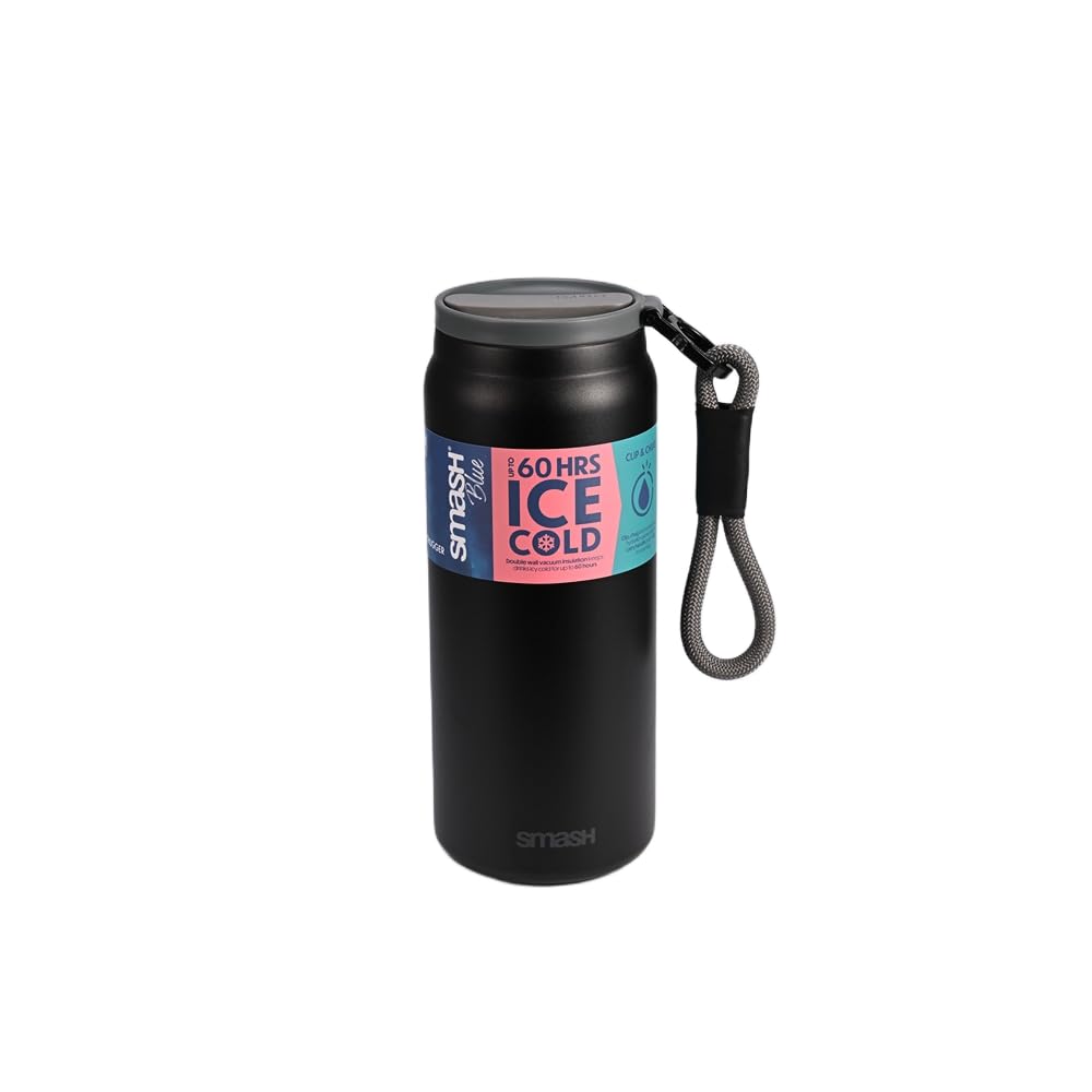 Smash STAINLESS STEEL Double wall EPIC CHUGGER 1.2L BLACK