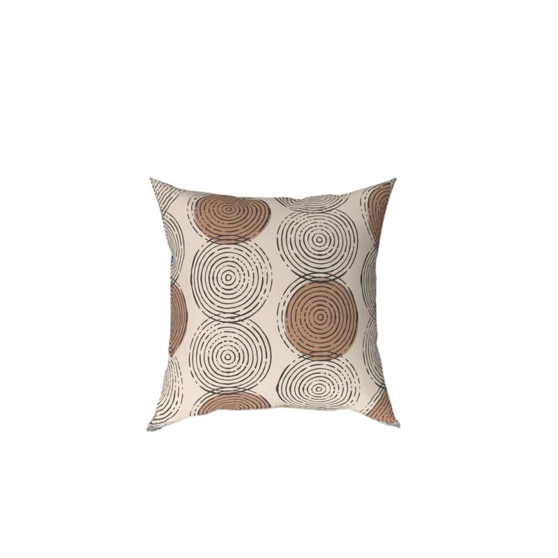 ART MOOD HOME Premium Cushion Cover - Luxurious, Soft, and Water-Repellent Throw Pillow Cover with an Elegant Design, Perfect for Living Room, Bedroom- Durable and Decorative - Rounds