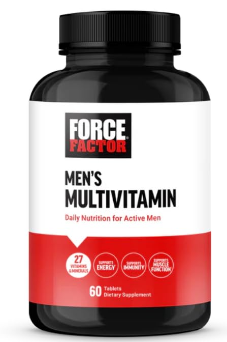 Premium Vital Men's Multivitamin - 60 Tablets - with Practical Pill Box - Performance & Vitality Rhythm Matrix - Daily Shield - Non-GMO - High Potency Nutrient Integrity
