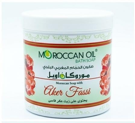 Dr.Moroccan Oil Bath Soap Akar Fassi oil with loofah 250 Gm