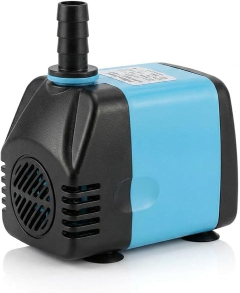 EG Hydroponics Submersible Water Pump – Ultra Quiet Electric Pump with Suction Cups for Aquarium, Fish Tank, Pond, Fountain & Hydroponics Systems