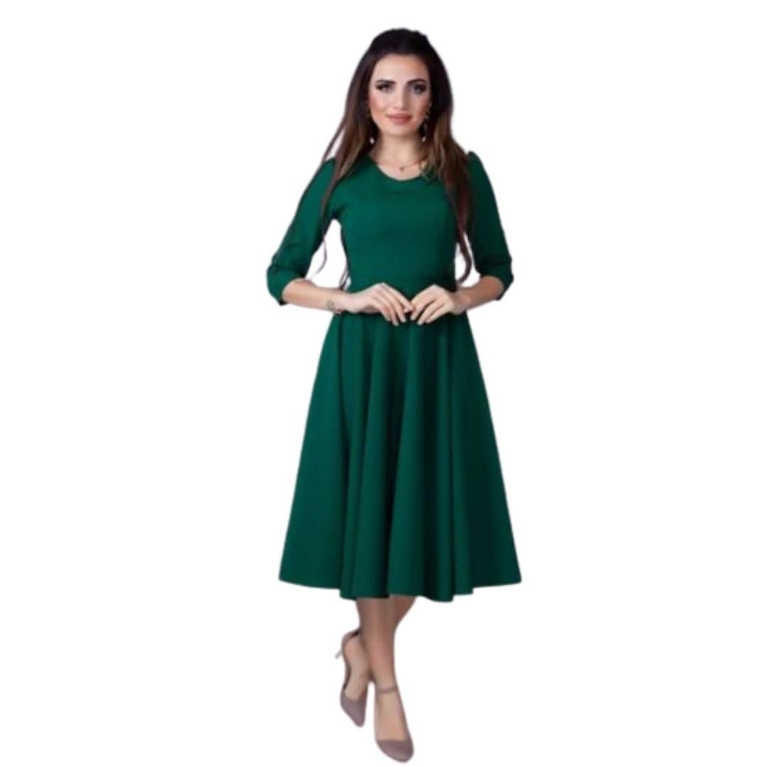 Women's Green Sleeve Dress