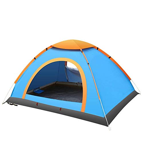Camping Tent for 3-4 People (Blue)