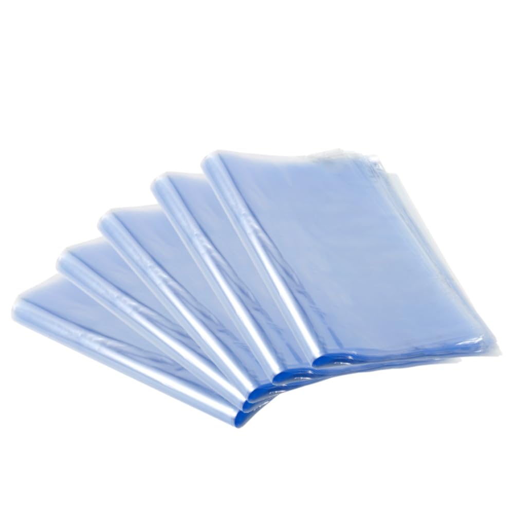 Heat Shrink Wrap Bags 50 Pack 30x45cm for Packaging Products Clothes and Shoes Large PVC Heat Shrink Film for Storage and Organization