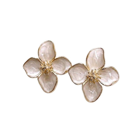 Lotus Flower Earrings, Elegant and Luxury Jewelry, Fashion Design, Unique Gift